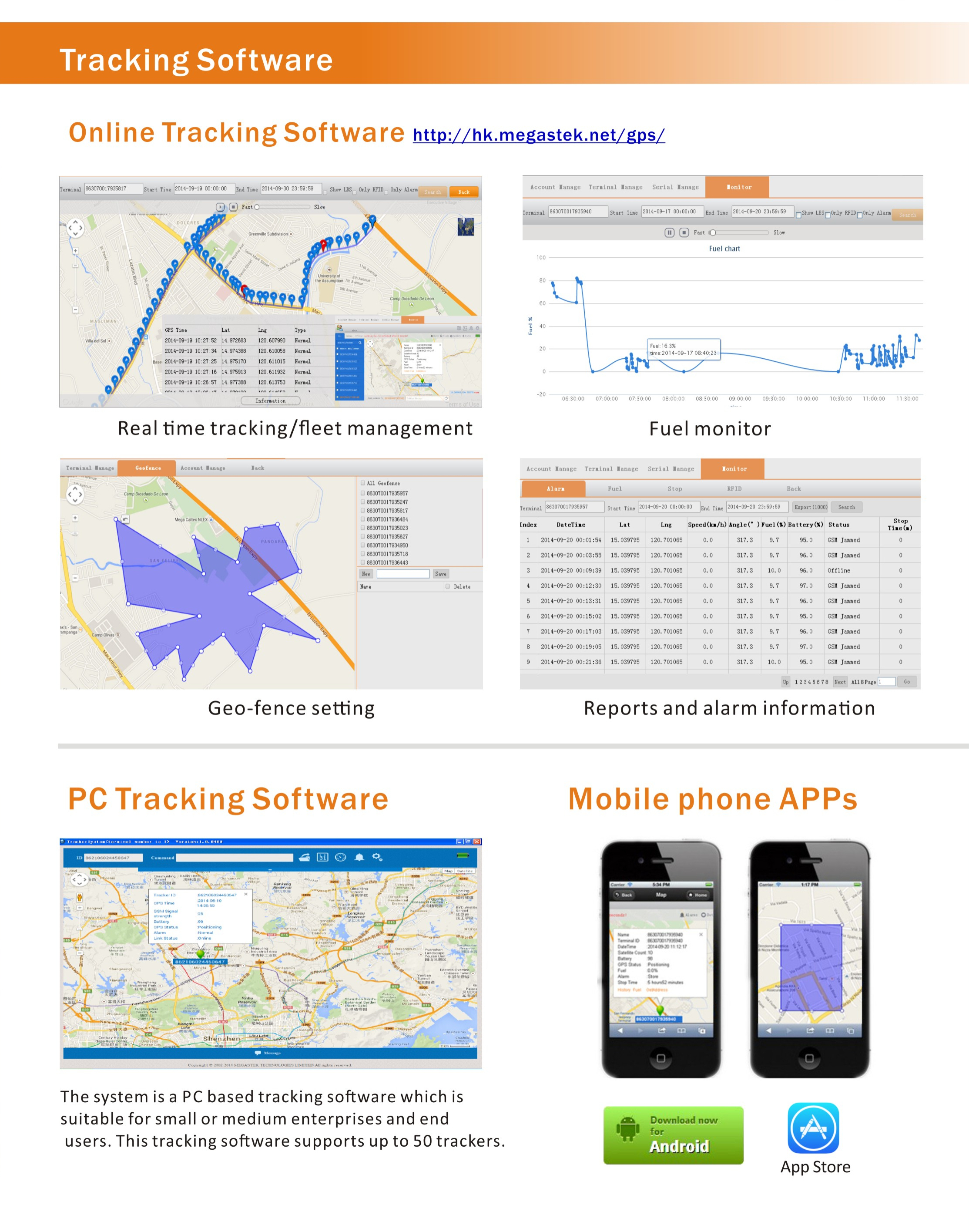 GPS Tracking System and Android IOS APP
